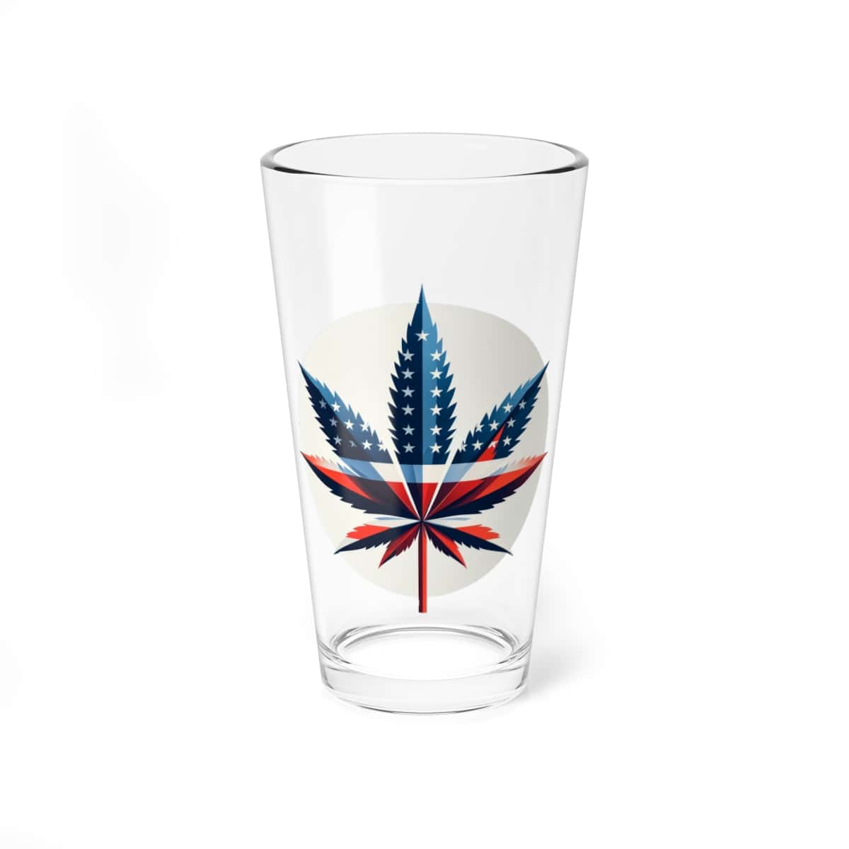 Freedom Leaf Pint Glass, 16oz